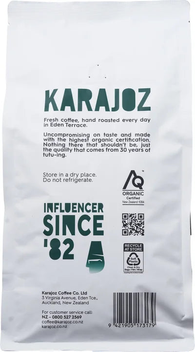 Karajoz Organic Coffee Beans 750g