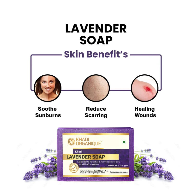 Khadi Organique Lavender Soap