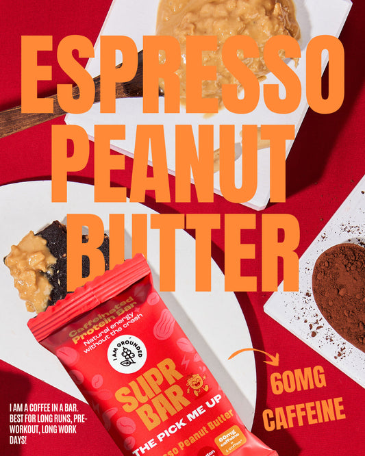Caffeinated Protein Bar | Espresso Peanut Butter