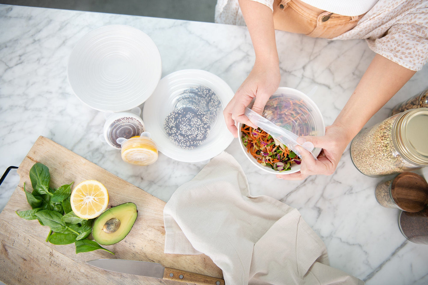 Silicone Stretch Lids - 10 Pack