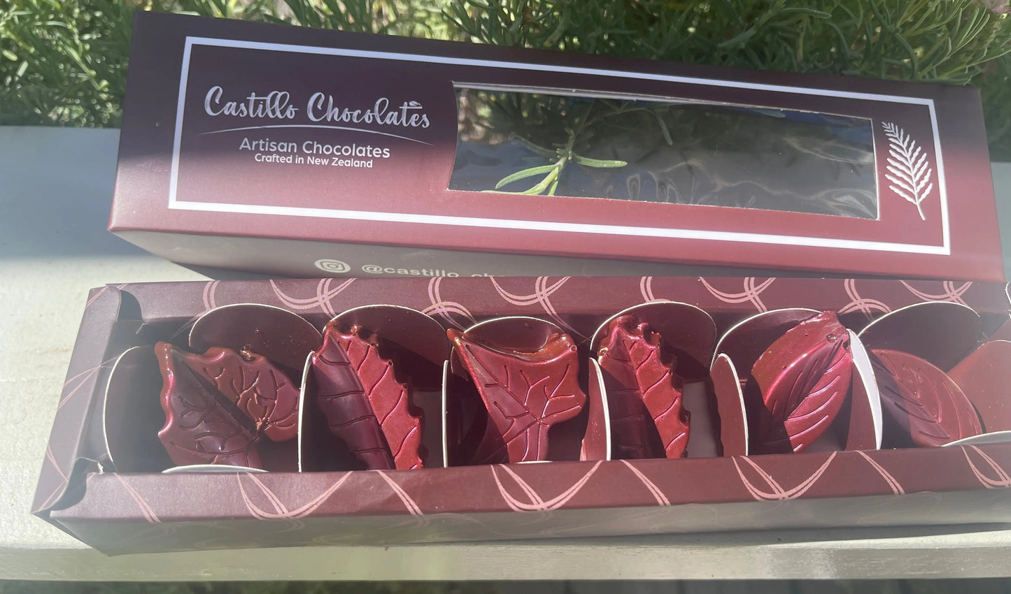 70% Cacao Belgian Dark chocolate Design Chocolate Leaves