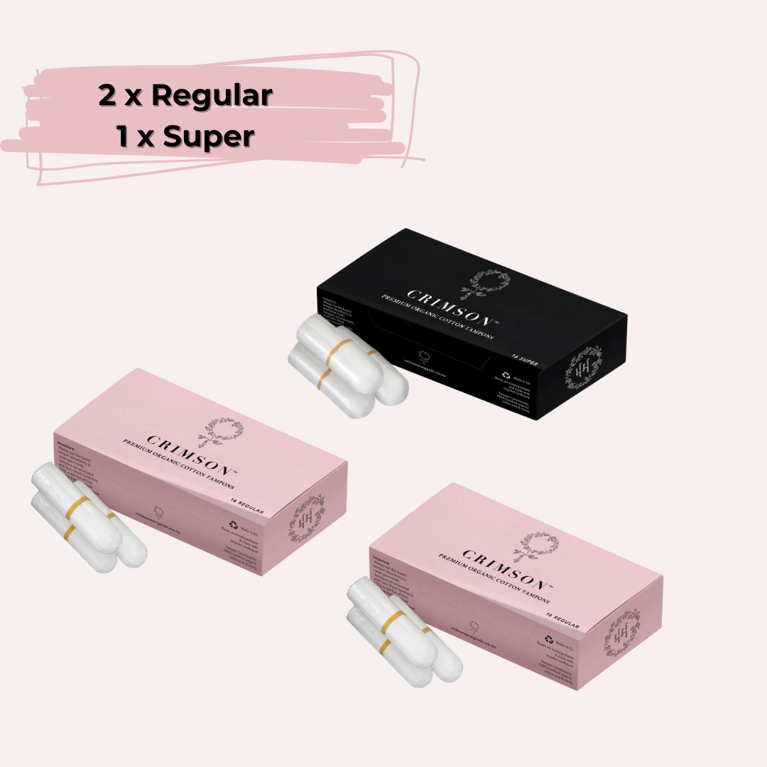 Medium Flow Bundle โ 2 x regular and 1 x super