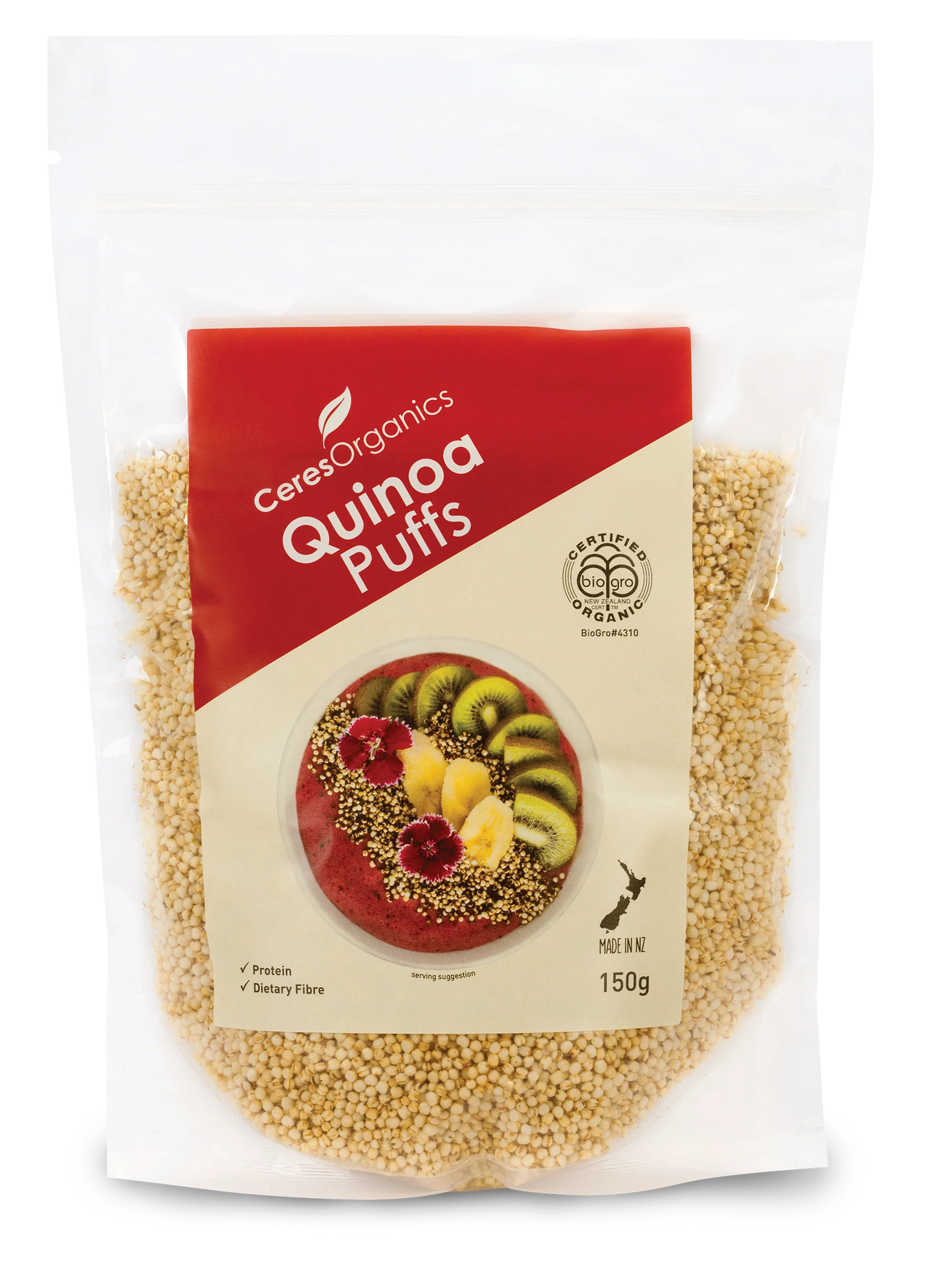 Organic Quinoa Puffs 150g