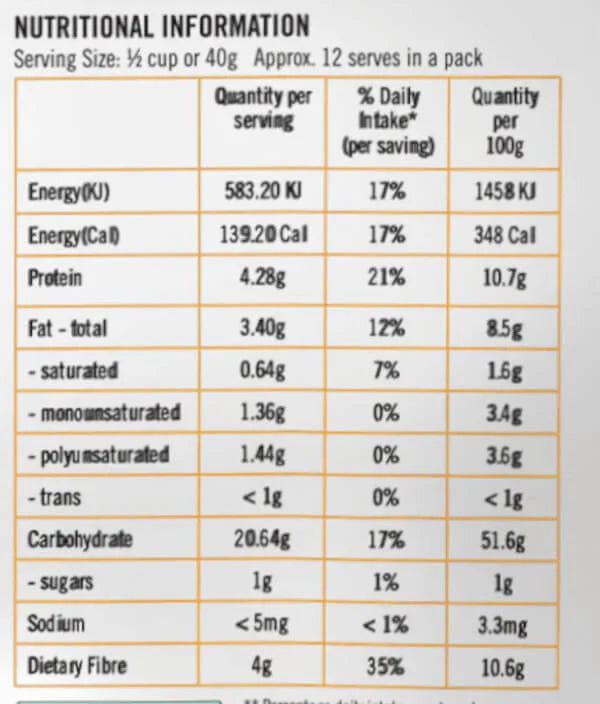 GF Oats Quick Oats 2 Kg