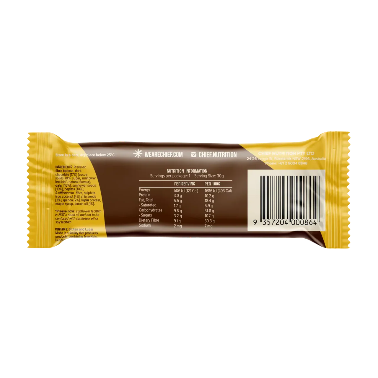 Thankful Bar | Choc Lemon Coconut
