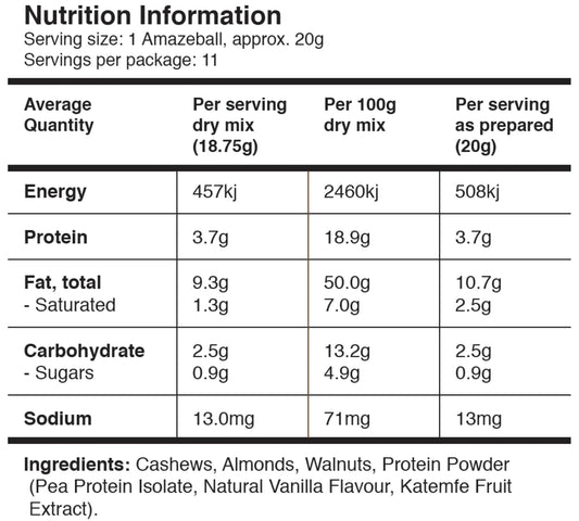 DIY Amazeballs Mix | Vanilla