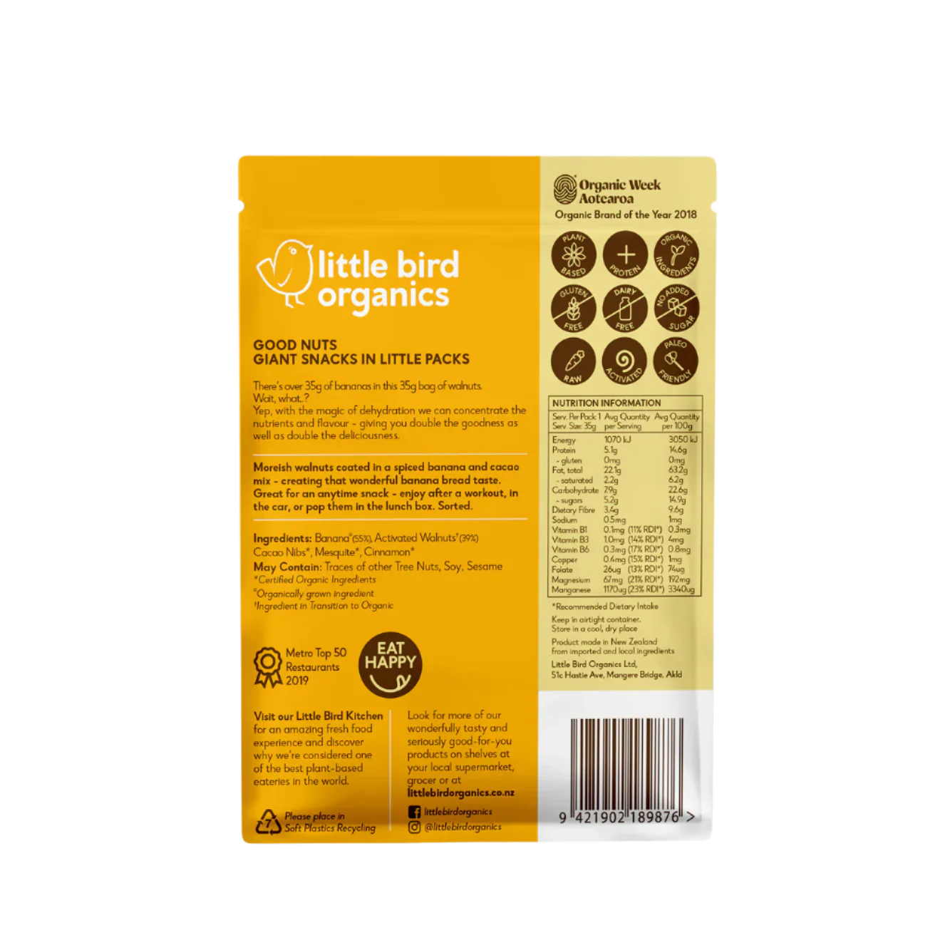 Activated Nuts | Banana Bread Walnuts