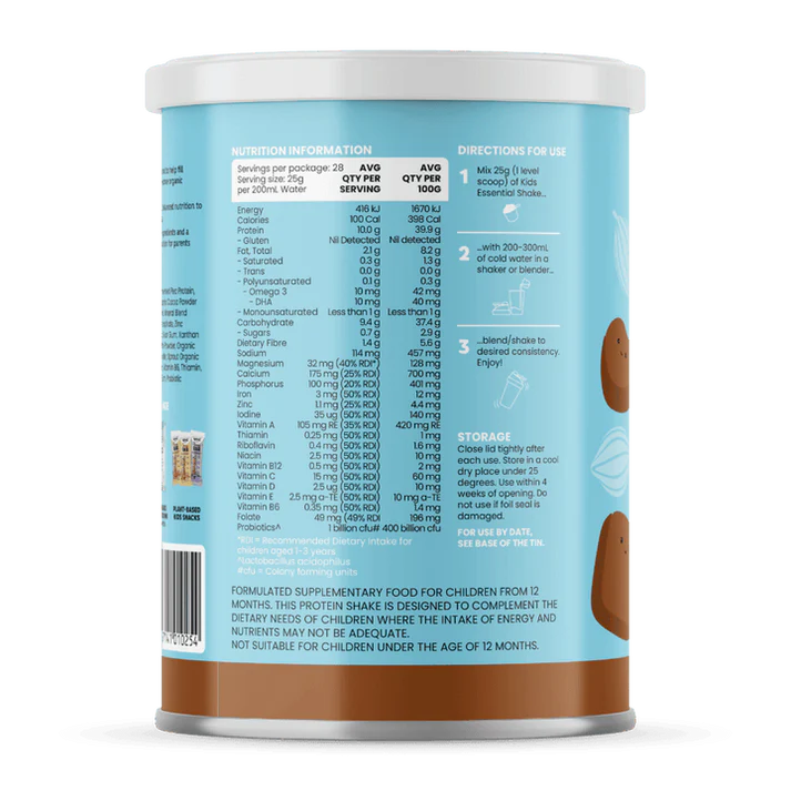 Sprout Essential Shake for 12 months+ Chocolate (700g)