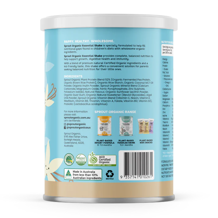 Sprout Essential Shake for 12 months+ Chocolate (700g)
