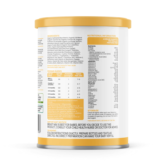 Sprout Organic Plant Based Infant Formula 700g