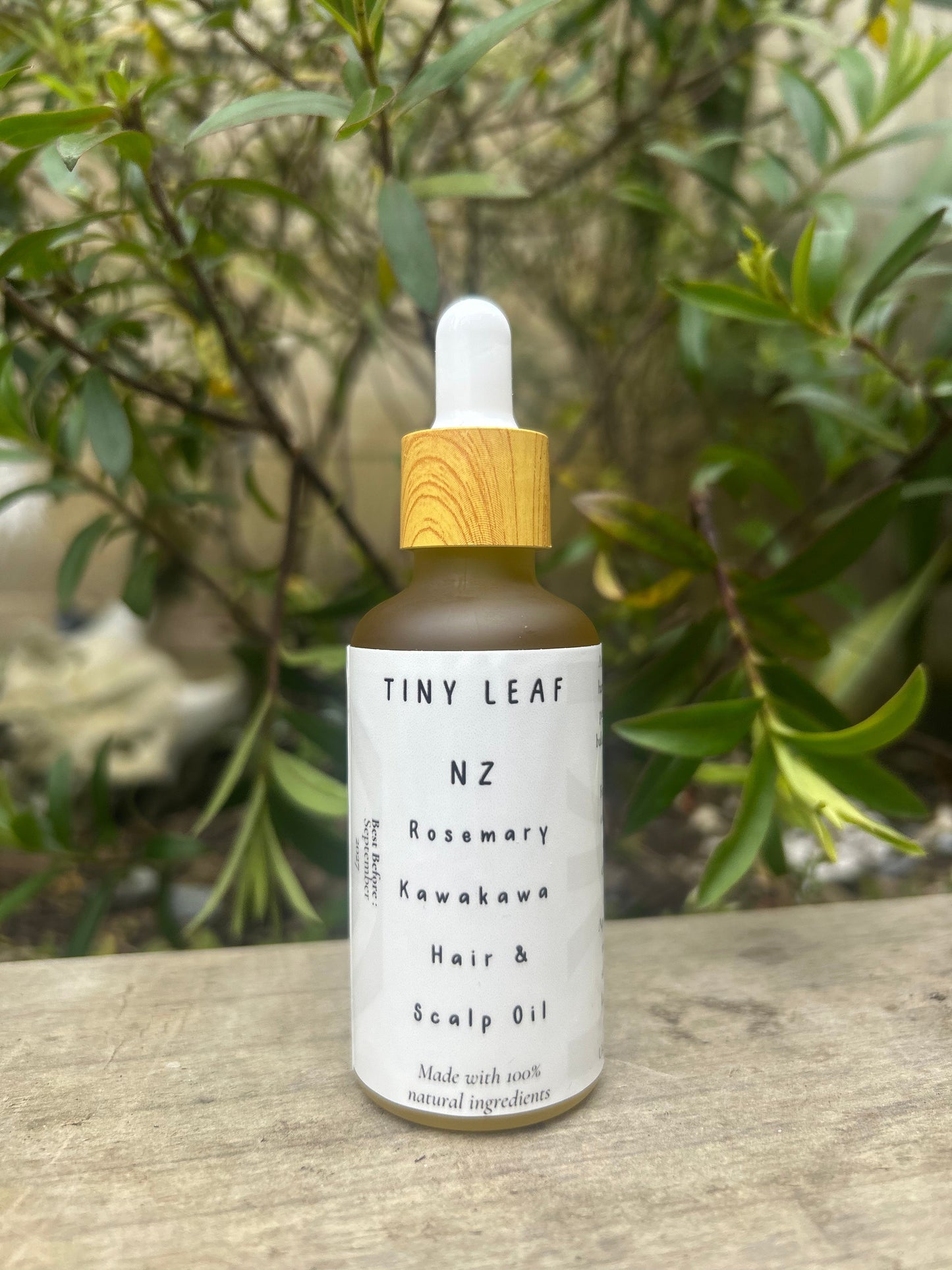 Rosemary + Kawakawa Hair & Scalp Oil with Massage Brush