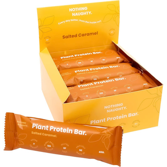 Plant Protein Bar - Single - SALTED CARAMEL and GINGER CRUNCH
