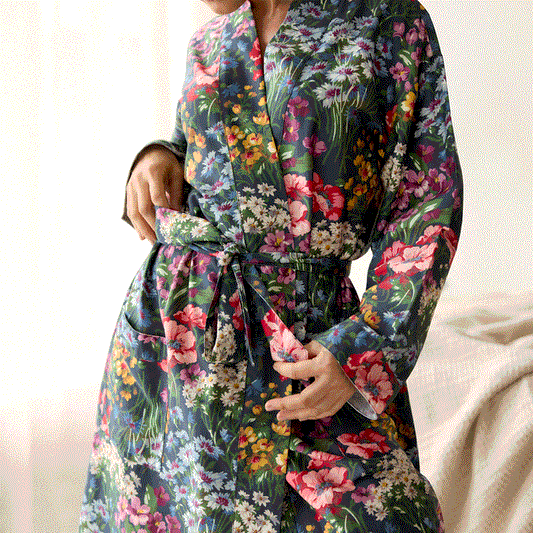 Bamboo Cotton Bathrobe