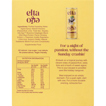 ELTA EGO Alcohol-Free PassionFruit Margarita 250ml