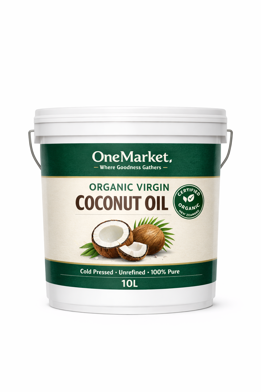 Organic Virgin Coconut Oil -10 L