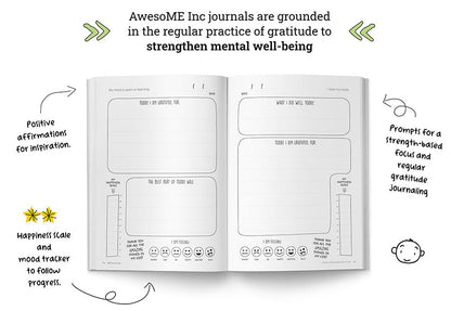 Resilient ME Gratitude Journal for Kids – Awesome Ends in ME (age 5-12)