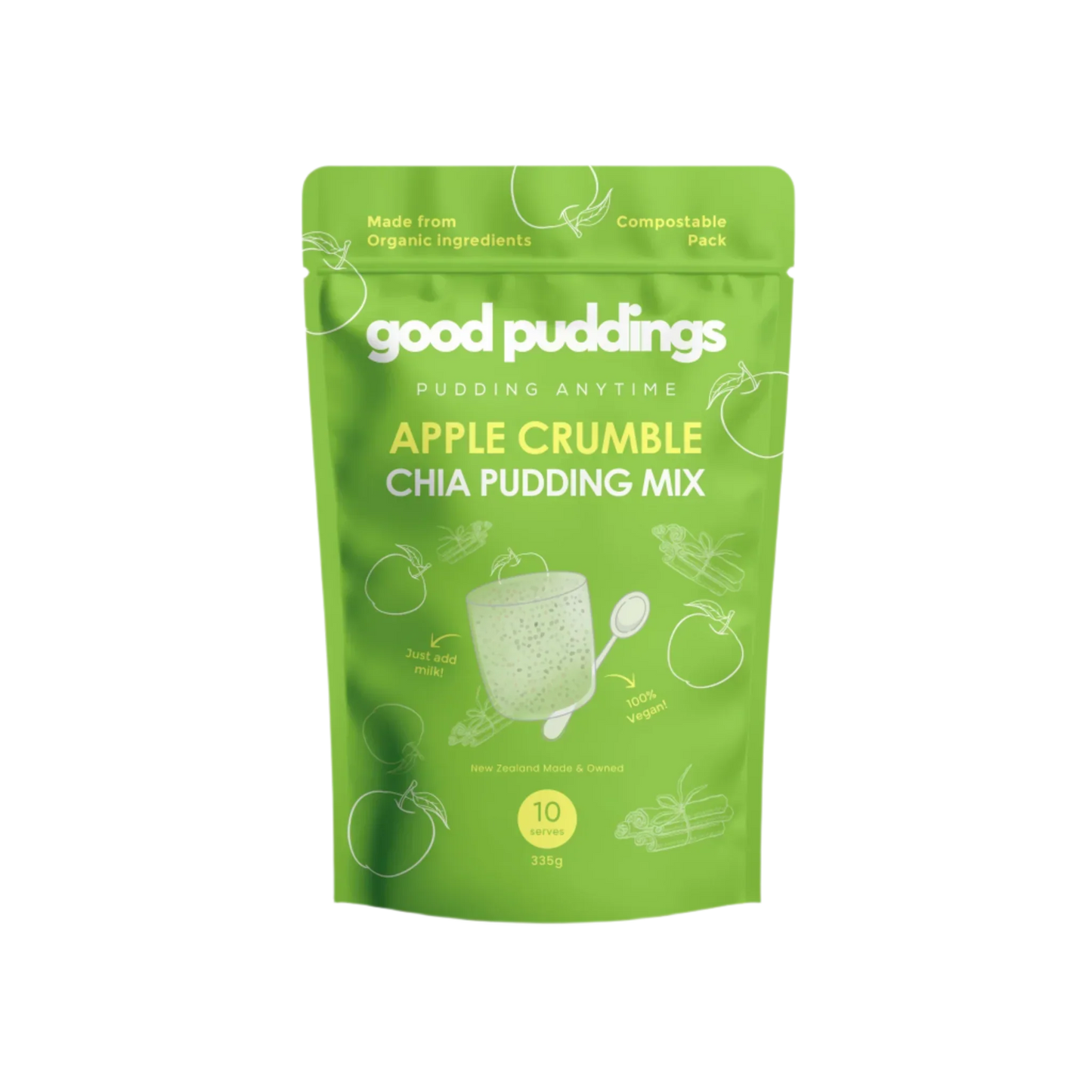 DIY Chia Pudding Mix | Apple Crumble