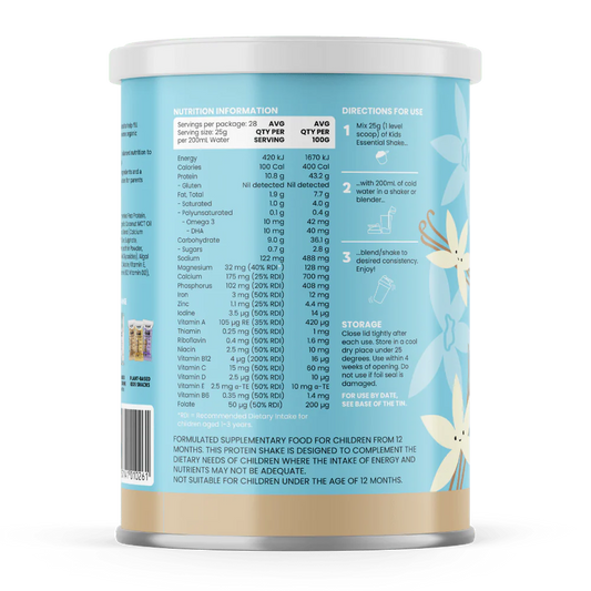Sprout Organic Essential Kids Shake Vanilla   700g