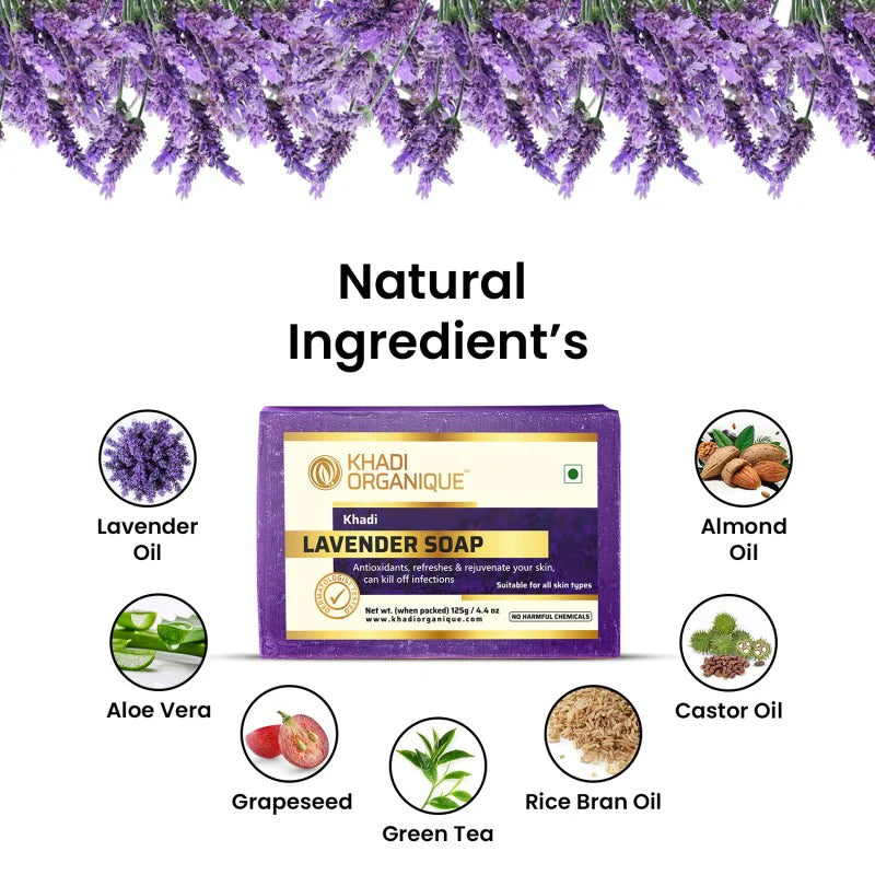 Khadi Organique Lavender Soap