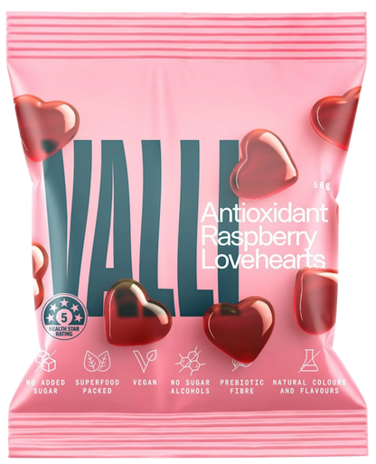 Gummies | Raspberry Antioxidant Lovehearts