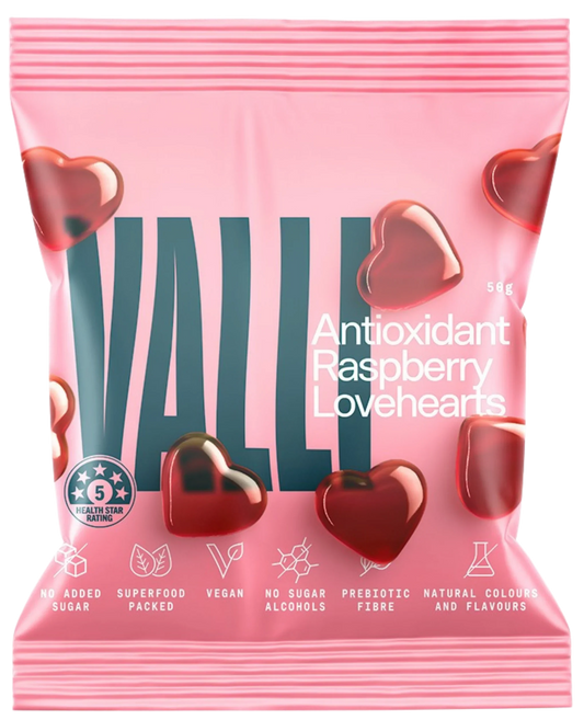 Gummies | Raspberry Antioxidant Lovehearts