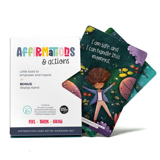 Affirmations & Actions Card Set (age 5+)