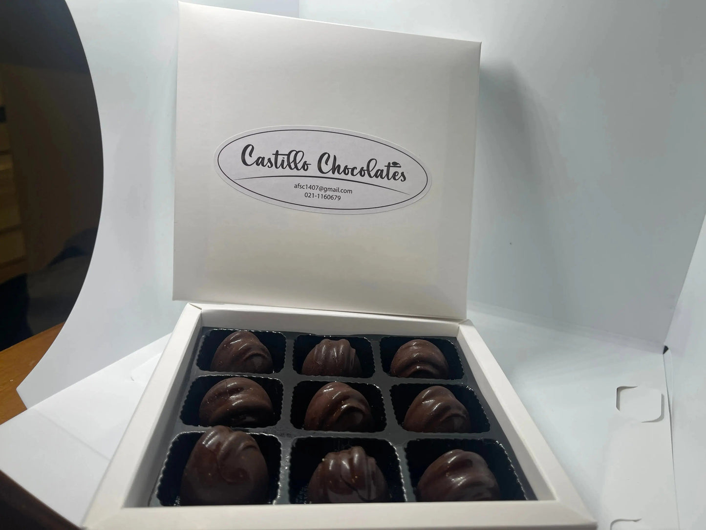 54% Cacao Belgian Dark Chocolate Bonbon  with Vanilla Ganache