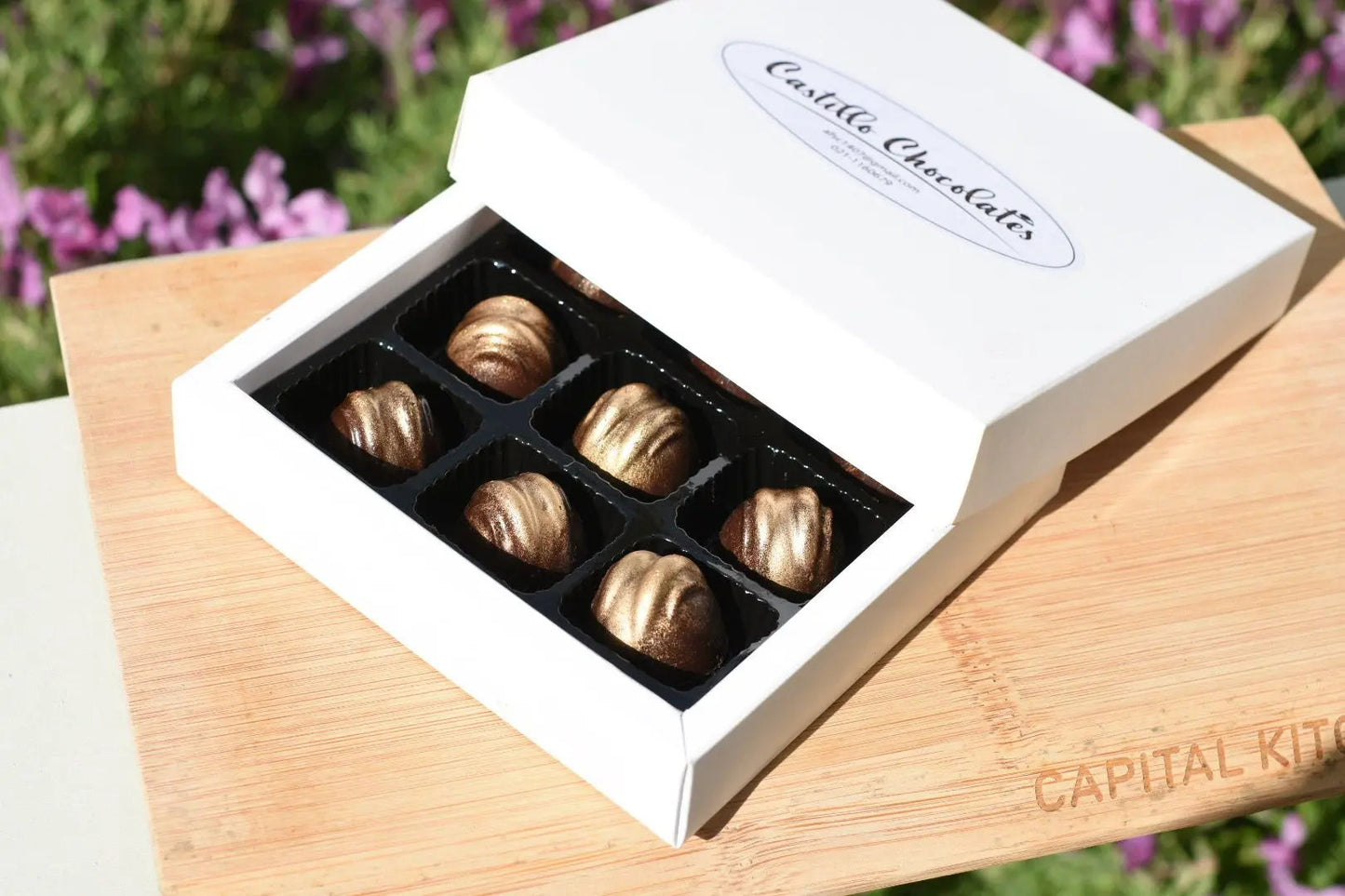 70% Cacao Belgian Dark Chocolate Bonbon with Irish Cream Ganache