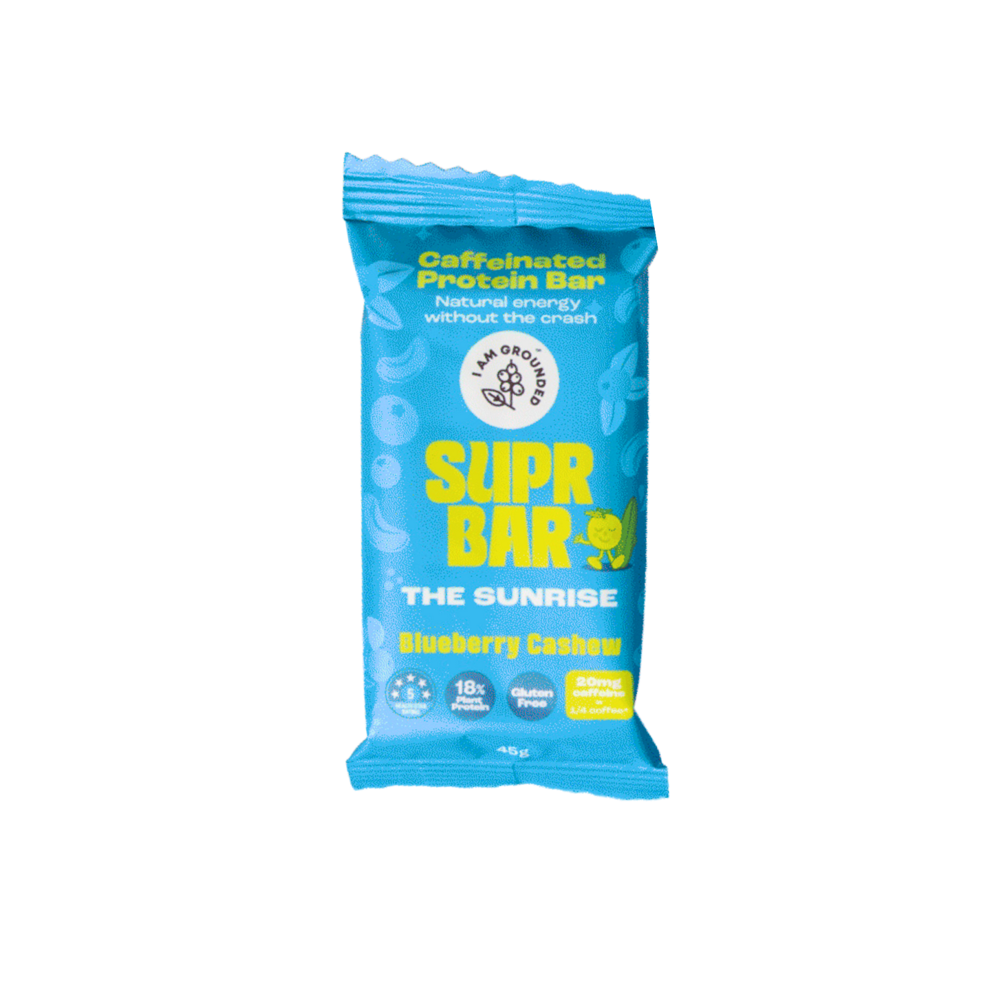 Caffeinated Protein Bar | Blueberry Cashew