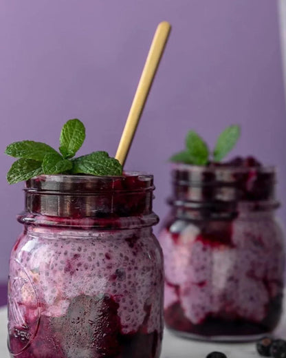 DIY Chia Pudding Mix | Blackcurrant