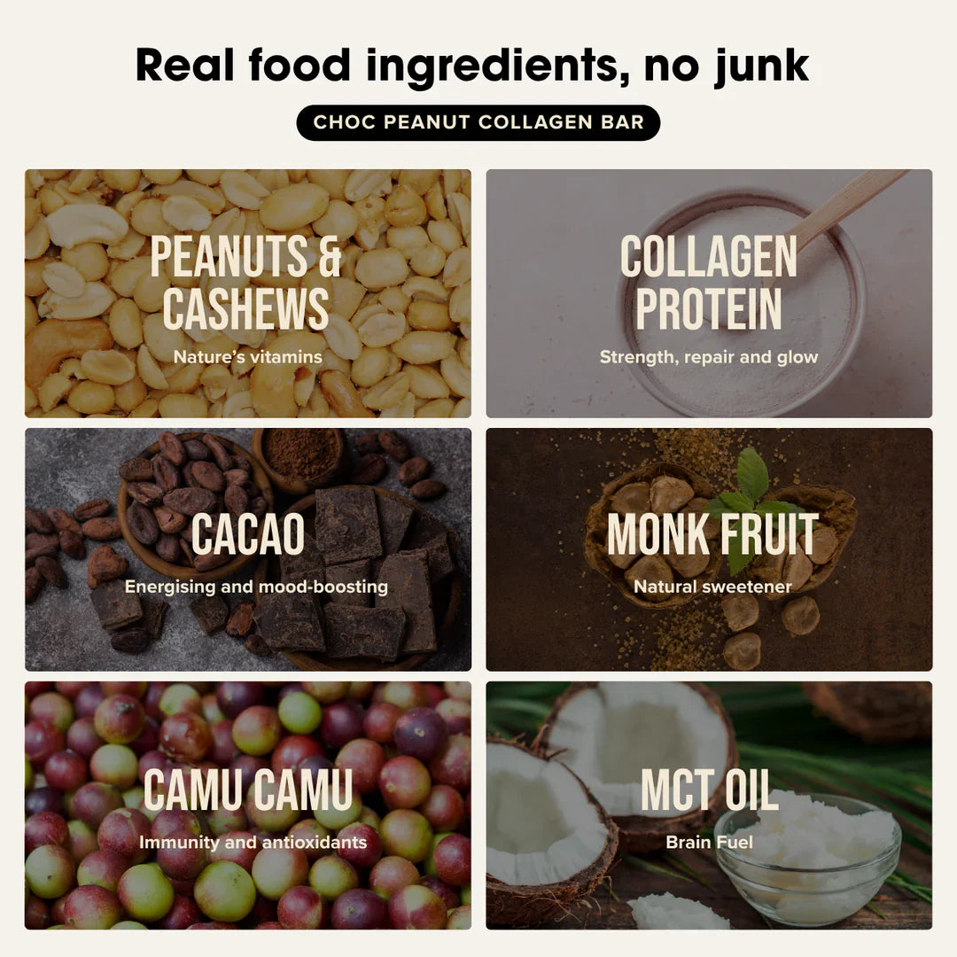 Collagen Protein Bar | Choc Peanut Butter