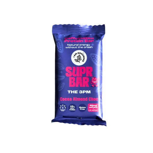 Caffeinated Protein Bar | Cacao Almond Choc