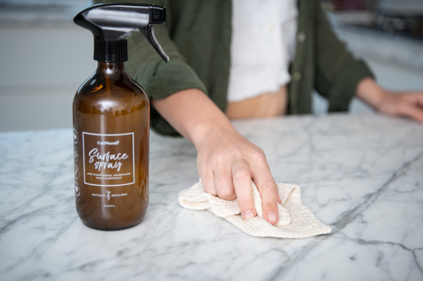 Refillable Surface Spray