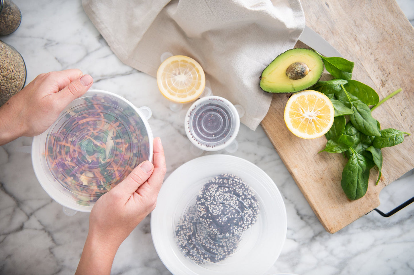 Silicone Stretch Lids - 10 Pack