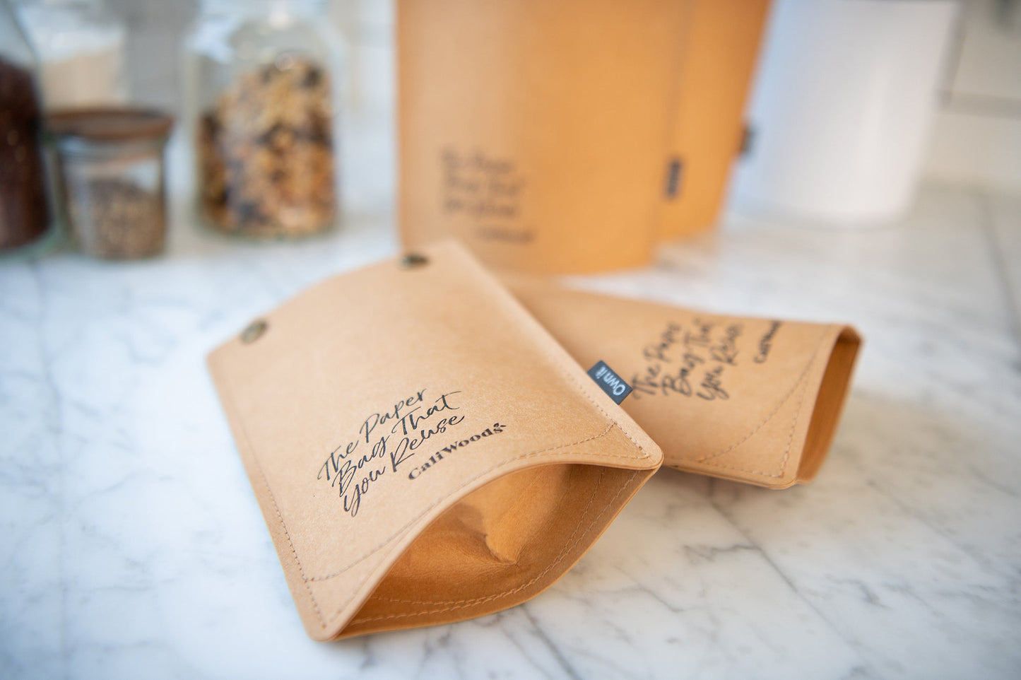 Reusable Paper Bag - Stand Up Pouch