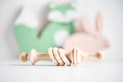 Handmade Wooden Rattle | Pre Sale - Send Out Late November