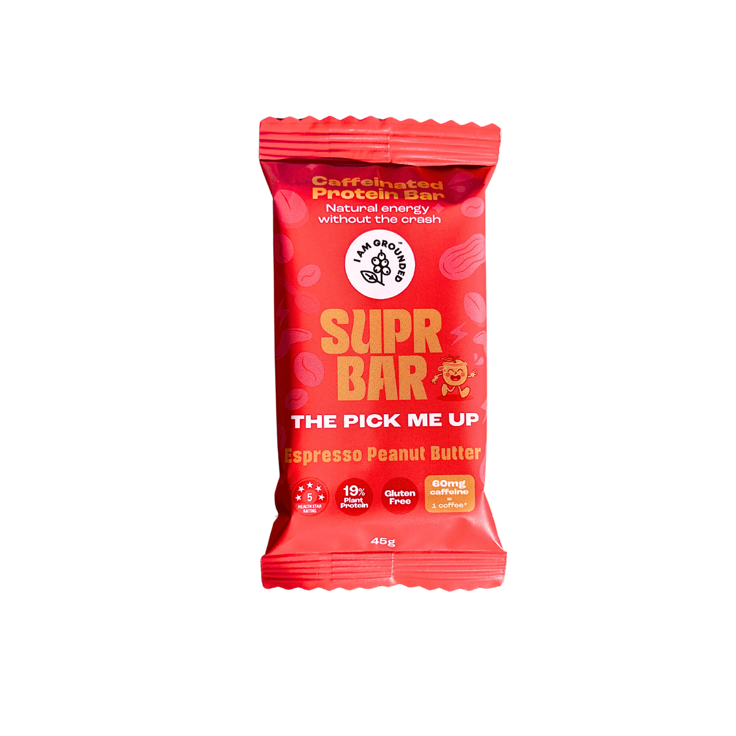 Caffeinated Protein Bar | Espresso Peanut Butter