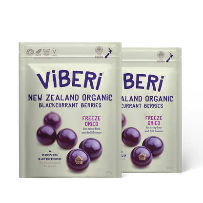Freeze Dried Organic Blackcurrants 120g