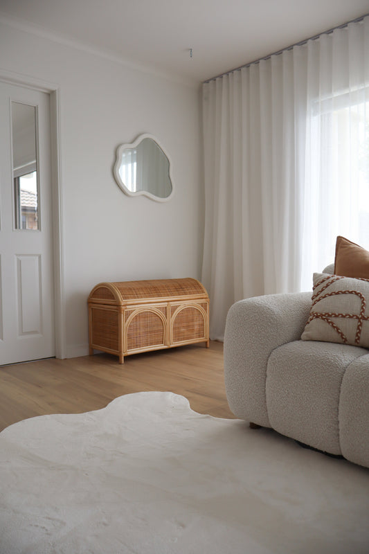 Rattan toy chest - large