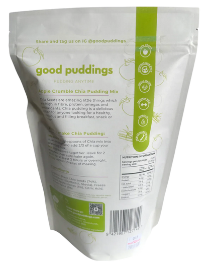 DIY Chia Pudding Mix | Apple Crumble