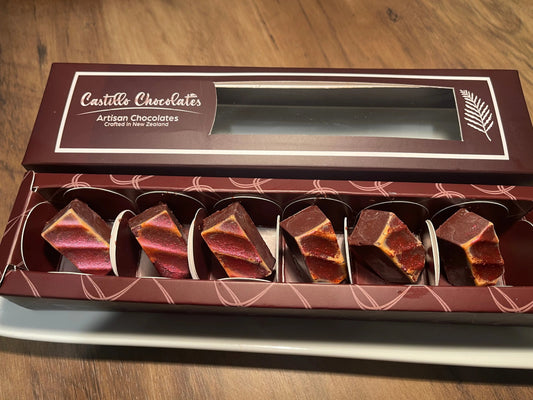 Belgian Dark chocolate bonbon with Irish cream and Colombian coffee!