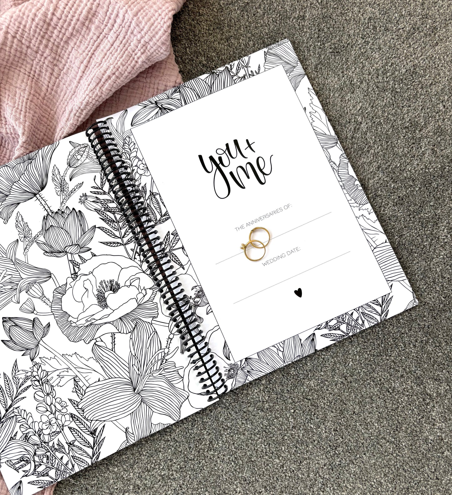 You + Me Anniversary Keepsake Book