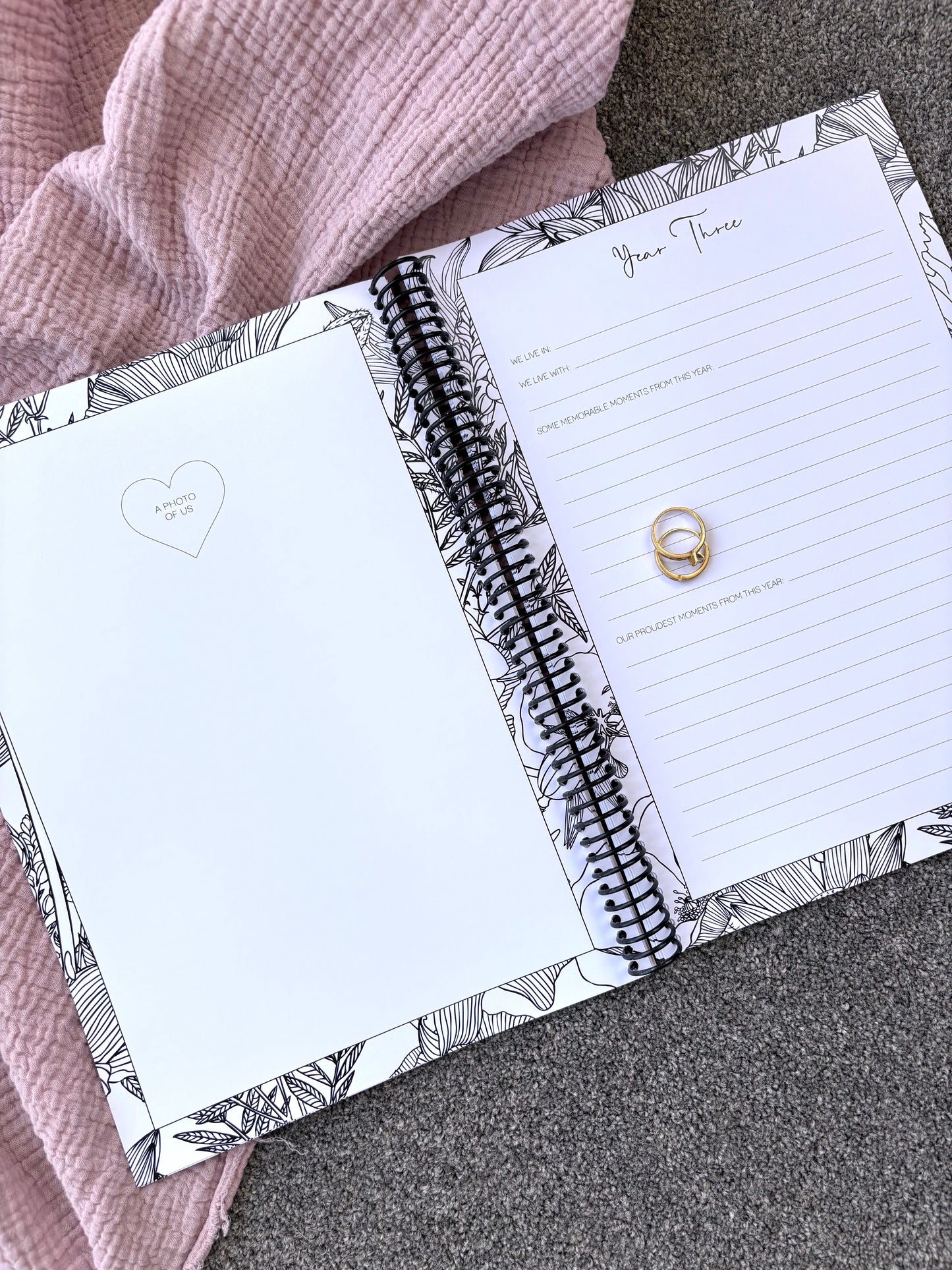 You + Me Anniversary Keepsake Book