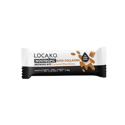 Collagen Brownie Bar | Nootropic Caramel Macchiato