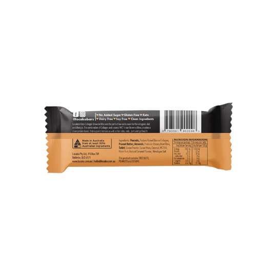 Collagen Brownie Bar | Peanut Butter Caramel