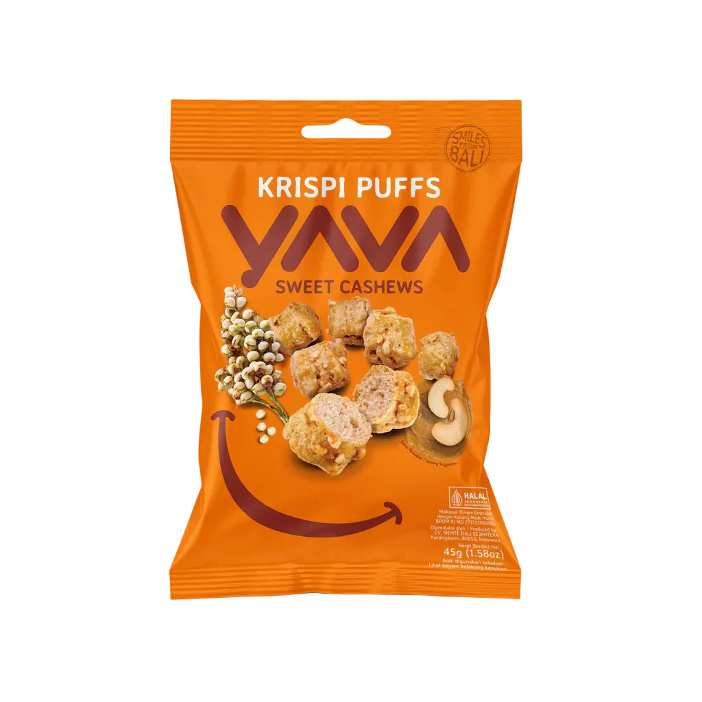 Sorghum Krispi Puffs | Sweet Cashews