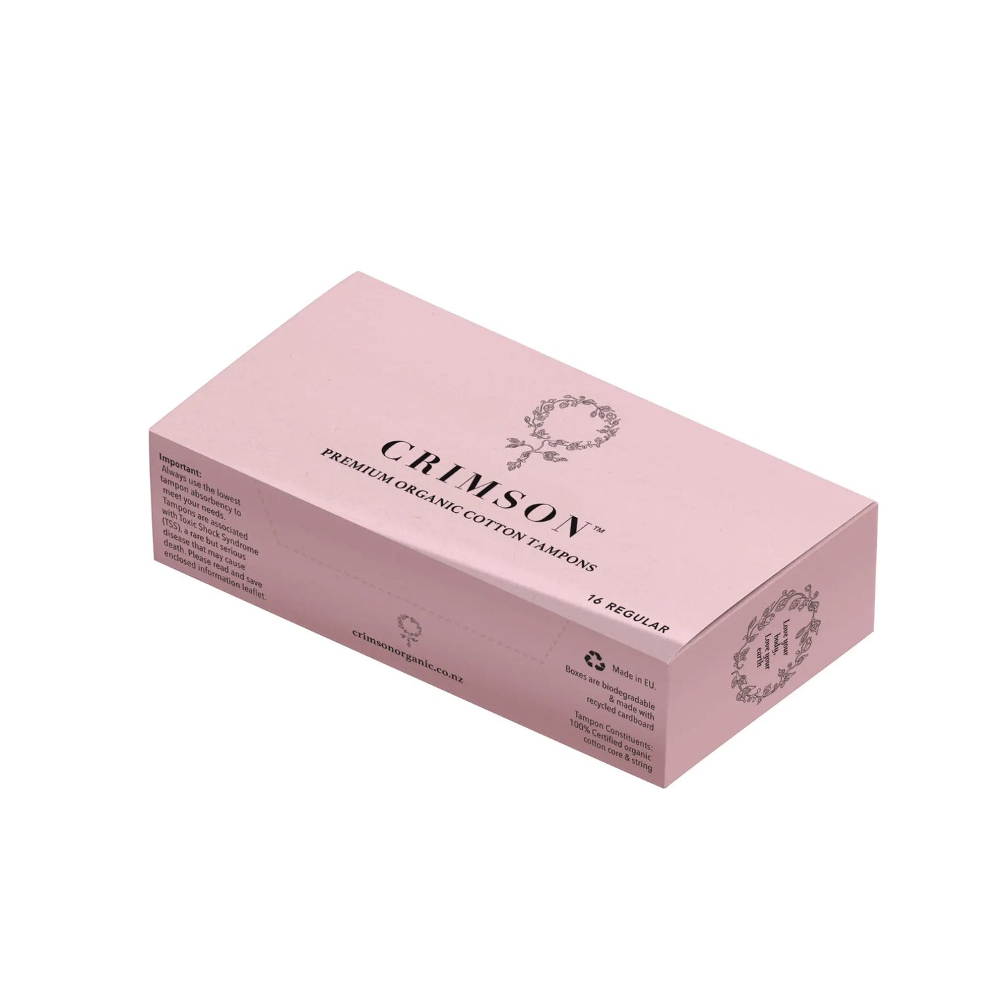 Regular Organic Cotton Tampons - 18 Box Workplace Pack