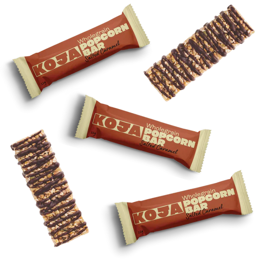 Wholegrain Popcorn Bars | Salted Caramel