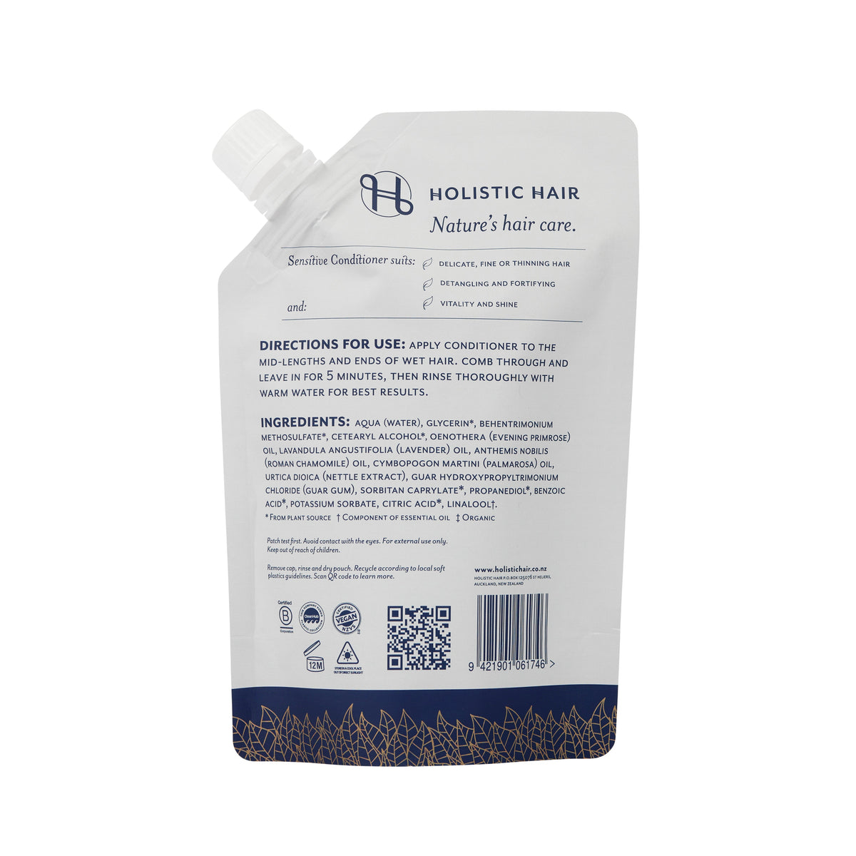 Sensitive Conditioner Refill Pouch 500ml