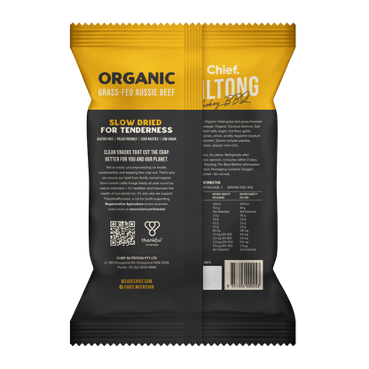 Organic Biltong | Smokey BBQ